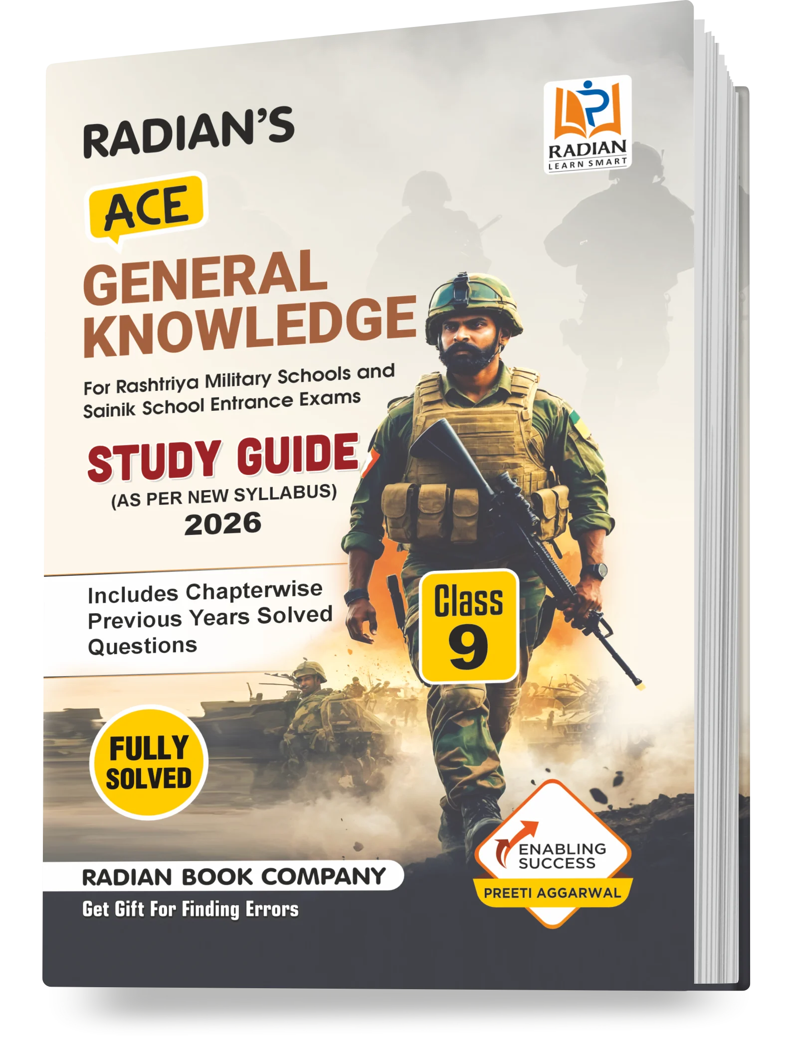 Ace General Knowledge Book for Class 9 | Useful for: Sainik School (AISSEE), RMS, Olympiad, and Other Entrance Exams 2026-27 (English Medium)